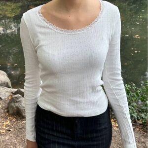 BRAND NEW Brandy Melville Mckenna Lace Top